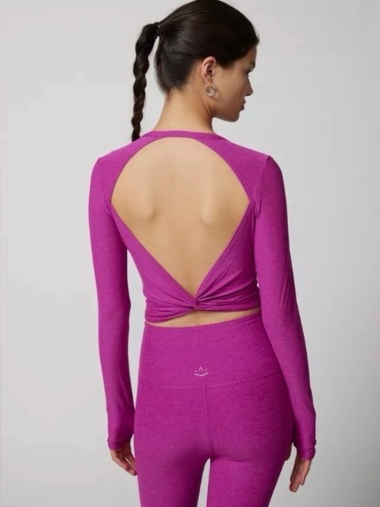 Beyond Yoga Tops - Beyond Yoga Featherweight Sunrise Cropped Pullover